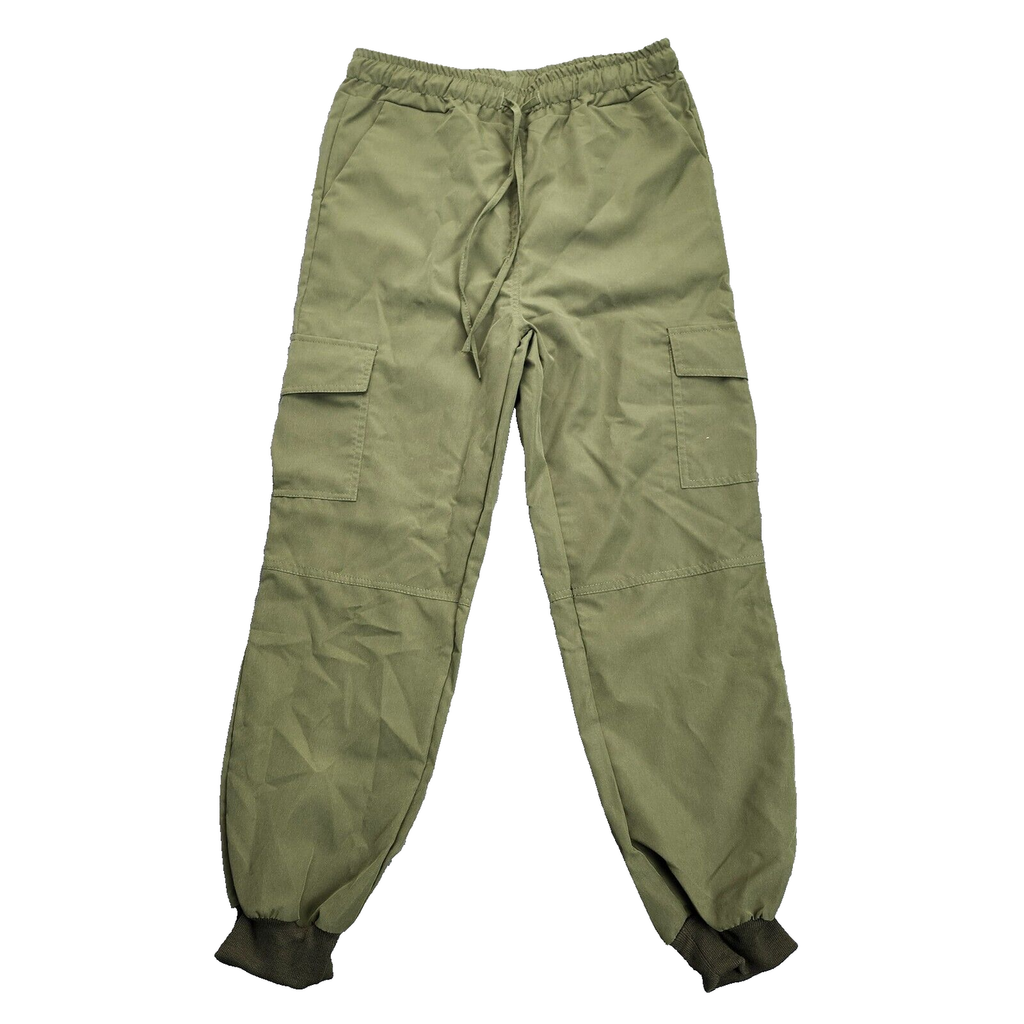 Men's Cargo Pants Streetwear Loose Casual Green XL