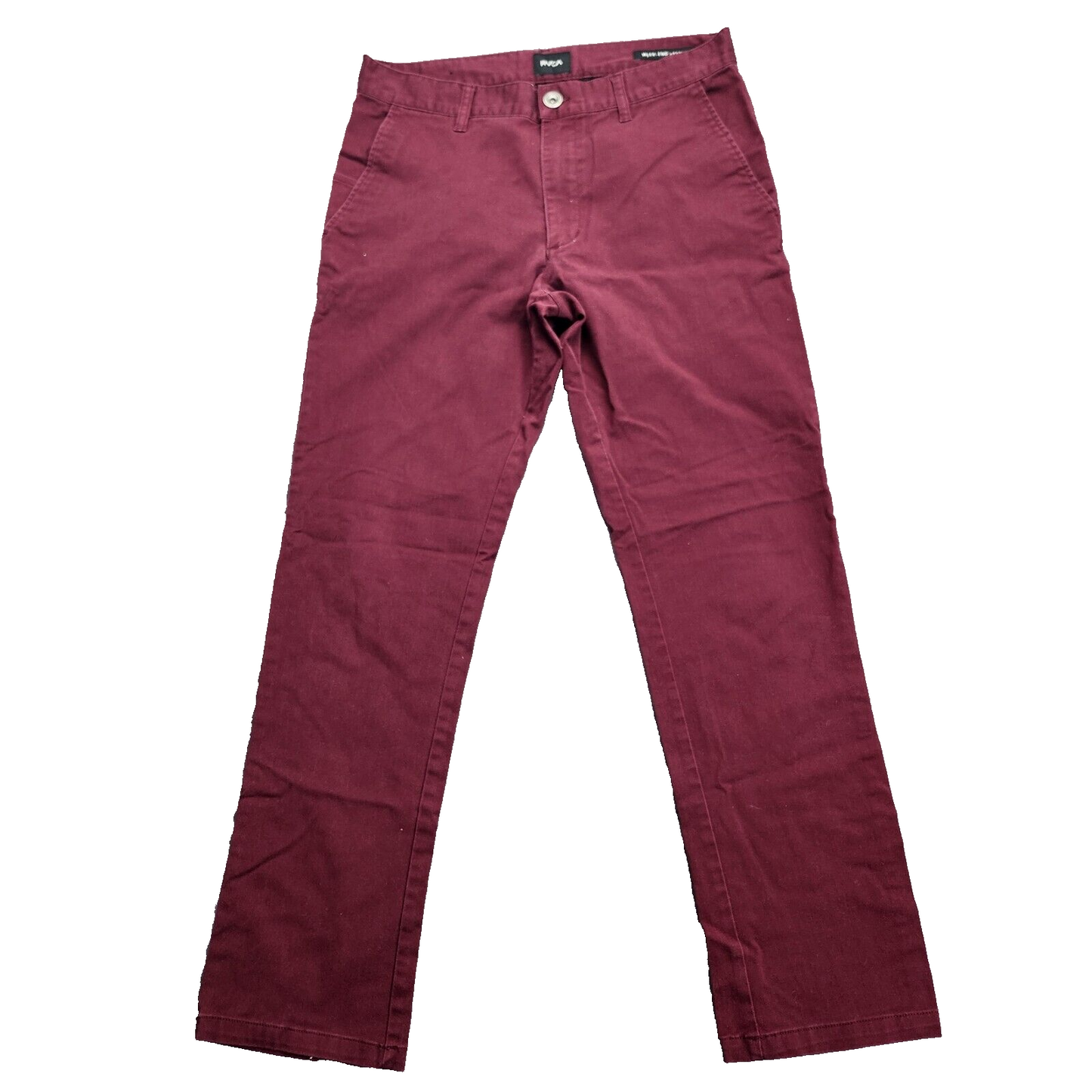 rvca weekend stretch pants burgandy Size 32