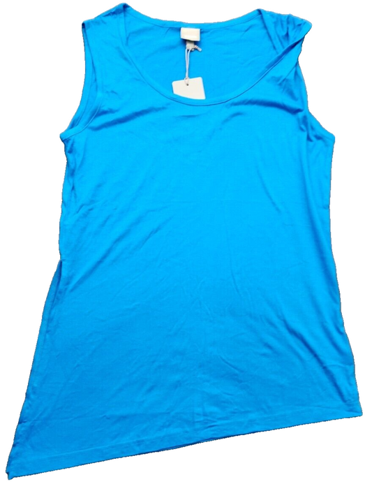 NWT Bench Urban Wear Womens Asymmetrical Tank Top Size Small Blue