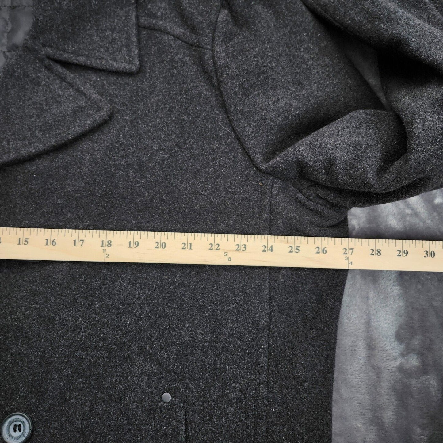 Kenneth Cole Reaction Mens Pea Coat Gray XXL