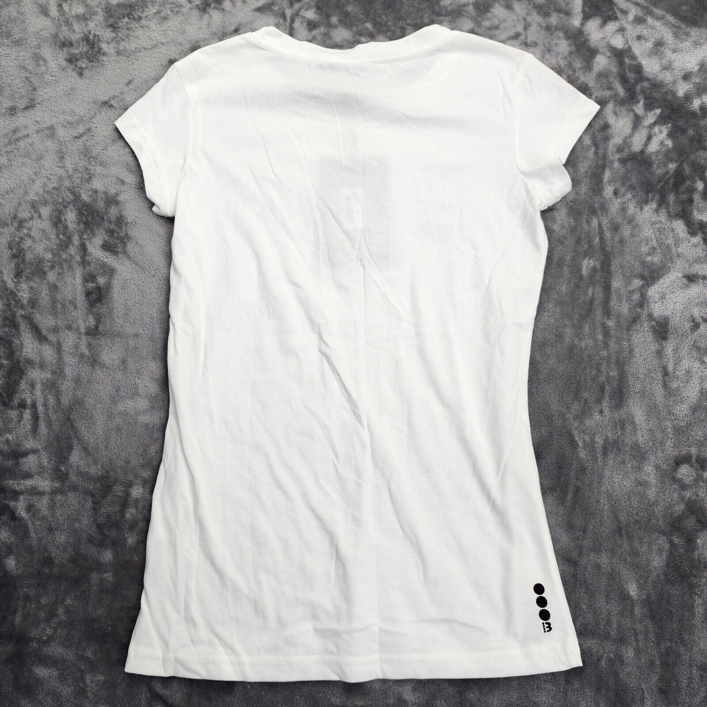 Bench Urban Wear Womens Cap sleeve Sides T-Shirt White Size Small