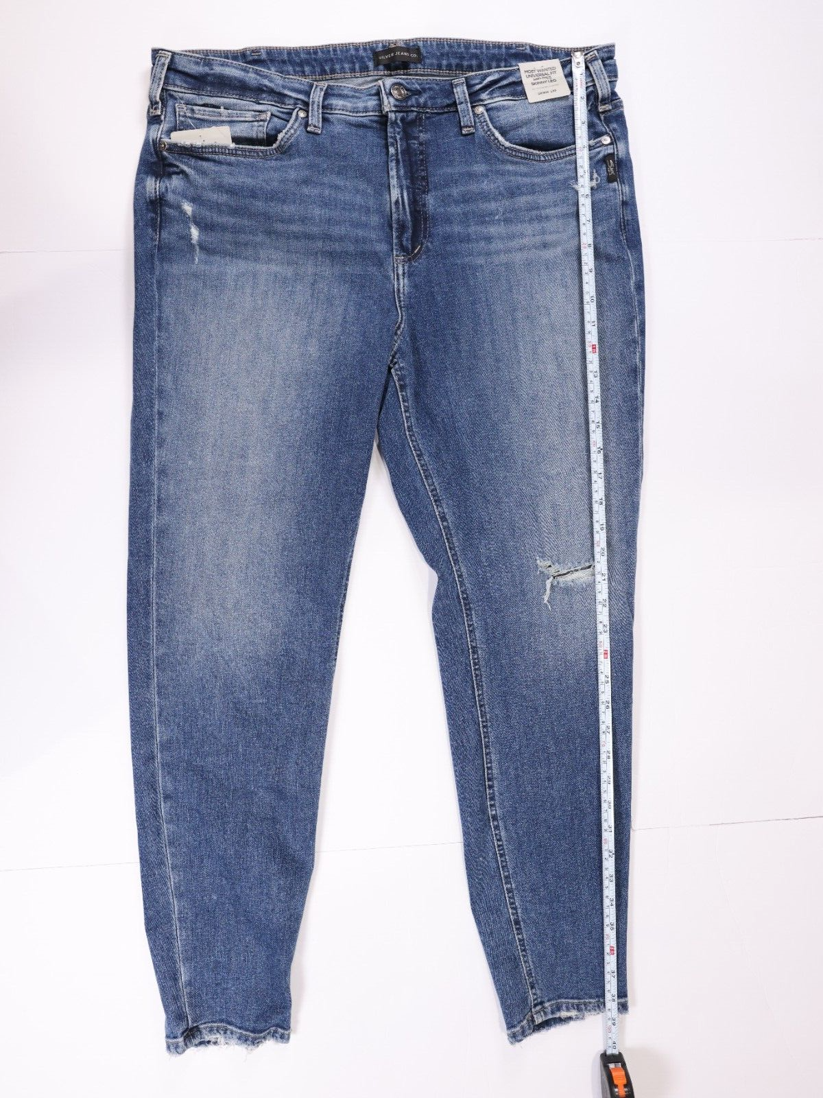 Silver Jeans Co Mid Rise Skinny Leg 18W L29 30th Anniversary Collection
