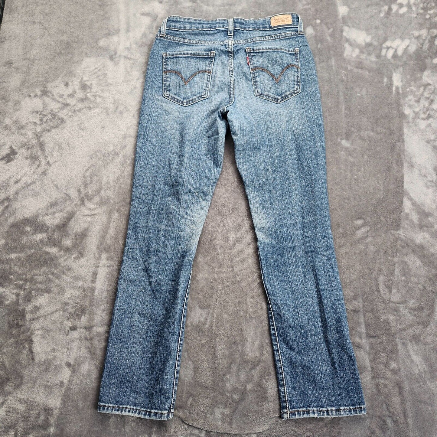 Women's Levi strauss Blue Jeans Mid Rise Skinny 28