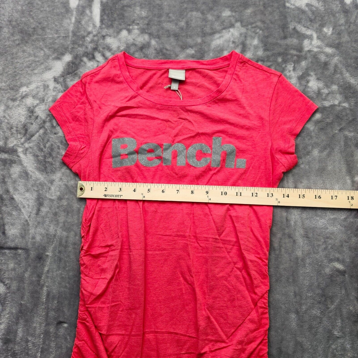 Bench Urban Wear Womens Athletic Cap Sleeve T-Shirt Size Small Red