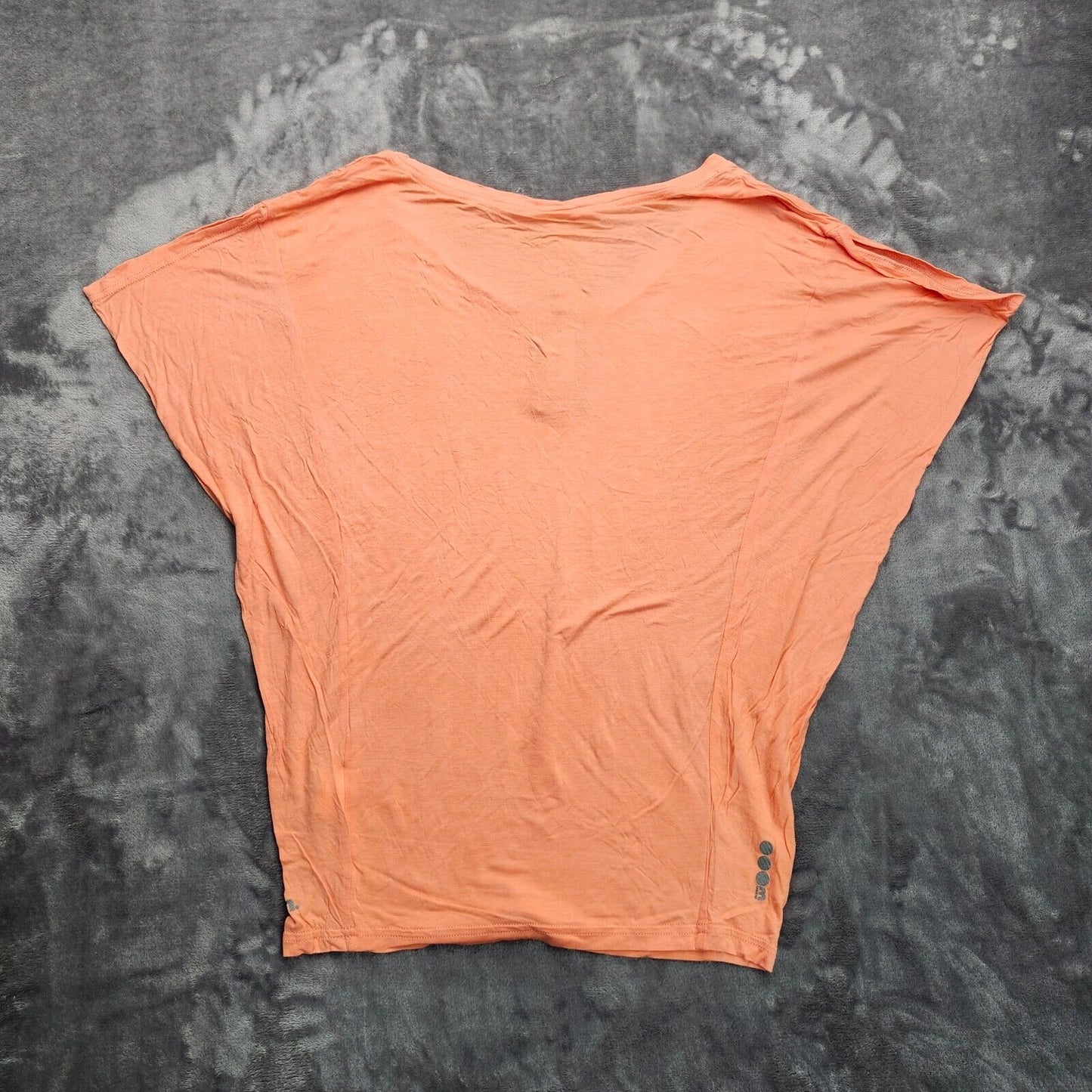 NWT Bench Urban Wear Womens V-neck Batwing Active top Orange SM