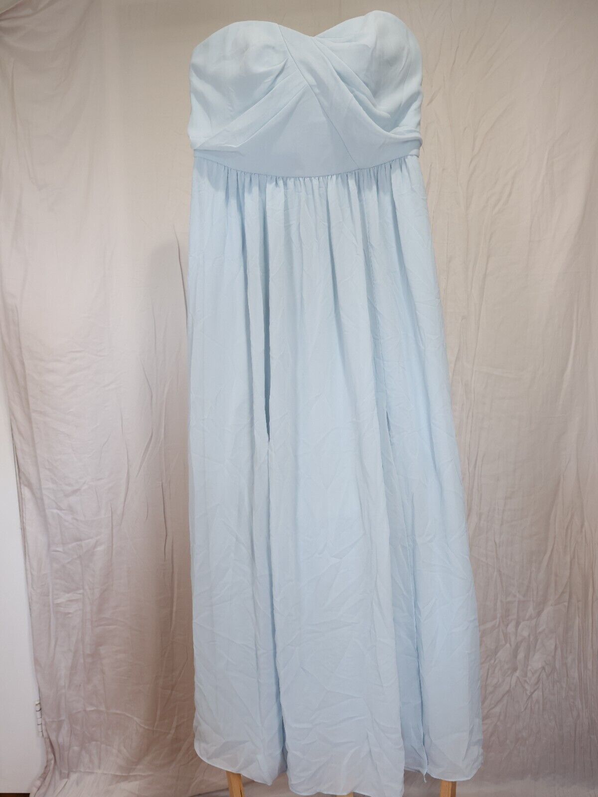 Social Bridesmaids Womens Sweetheart Strapless Evening Dress Gown Size 18