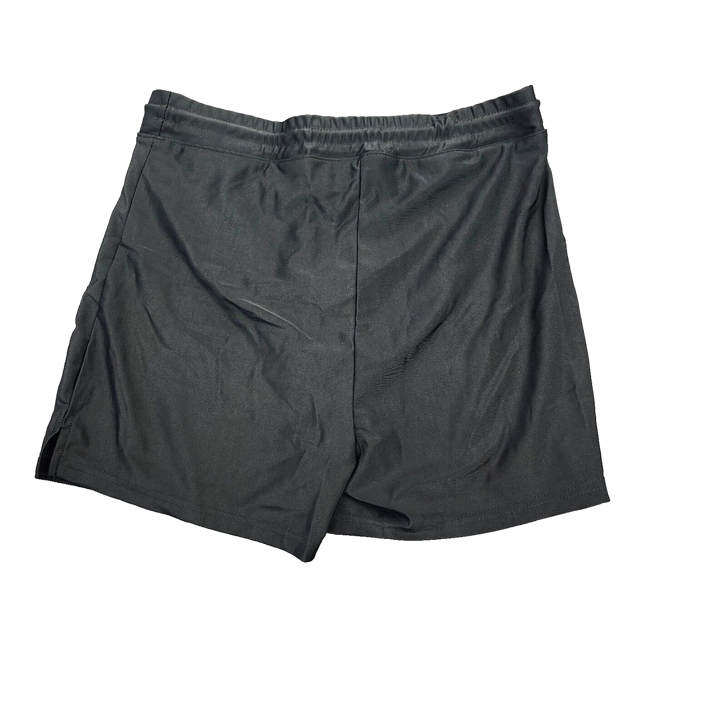 Mens Black Athletic Workout Shorts with drawstring size Large