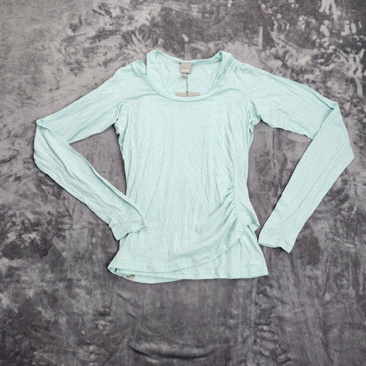 Bench Urban Wear Womens Long Sleeve Teal Shirt Size Small