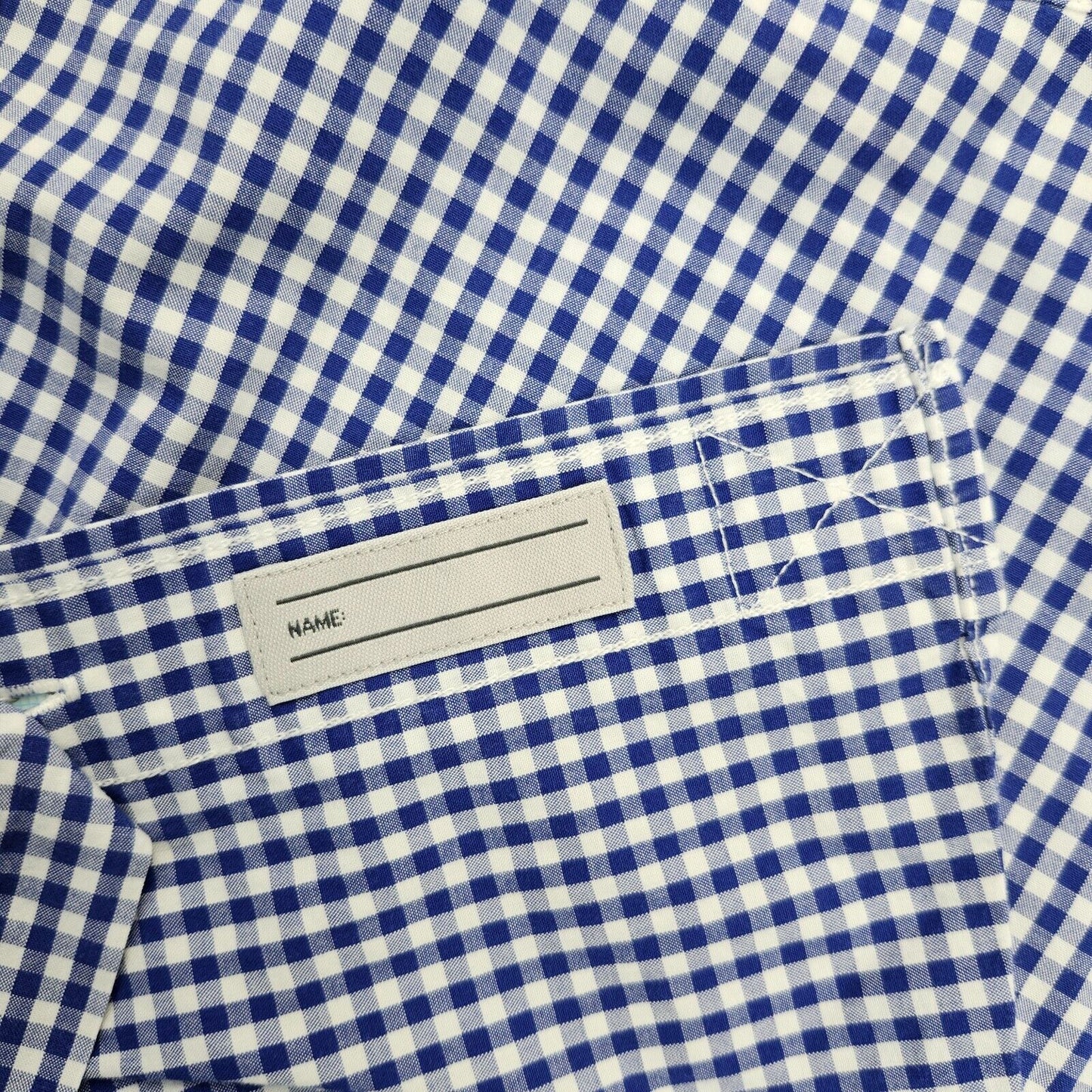 Jack Spade NY Mens Button Up Dress Shirt Medium Blue Checks