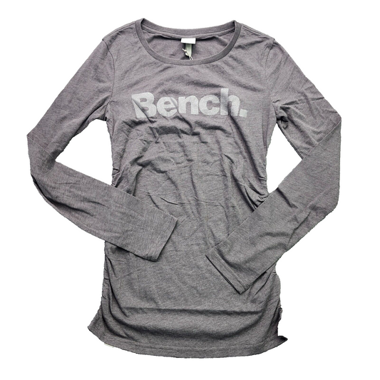 Bench Urban Wear Womens Scoop neck long sleeve Size small Gray