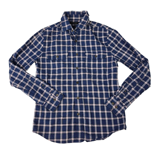 Banana Republic Luxe Flannel untucked slim men's fit size small