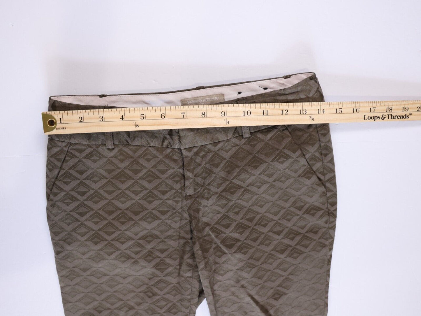 banana republic cotton Textured pants Martin Fit Size 00P
