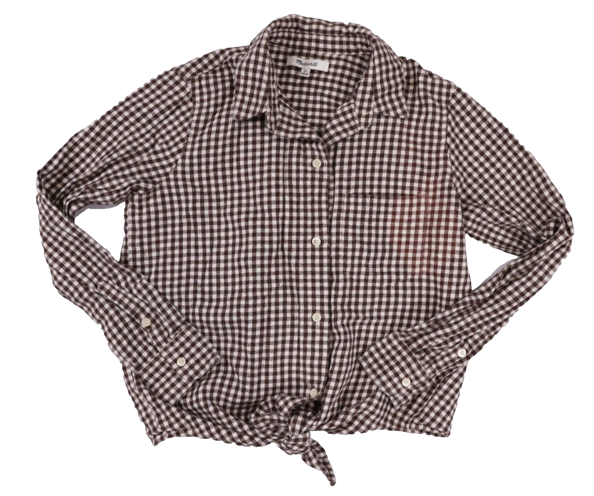 J Crew Maxwell checked button up shirt (Size XS)