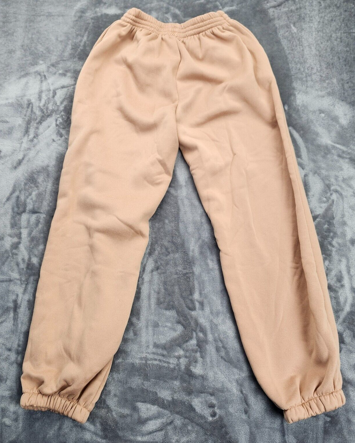 Womens Long Fleece Tracksuit Sweatshirt & Pants Peach XL