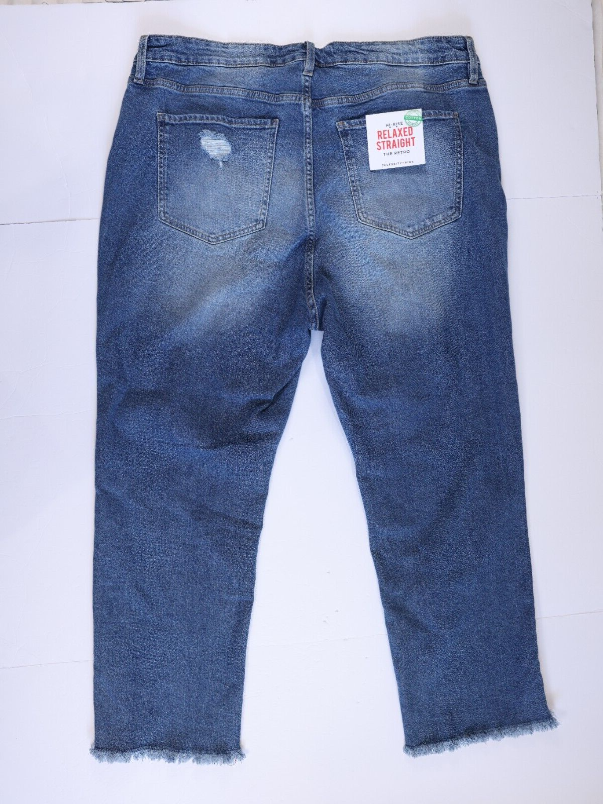 Celebrity Pink Hi-Rise Relaxed Straight The Retro Jeans Size 20