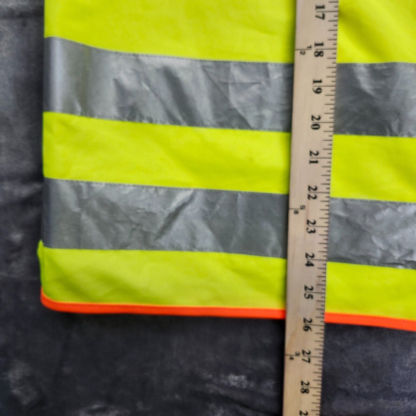 GENUINE BMW Warning Safety Vest High Visibilty Jacket Yellow with orange trim LG