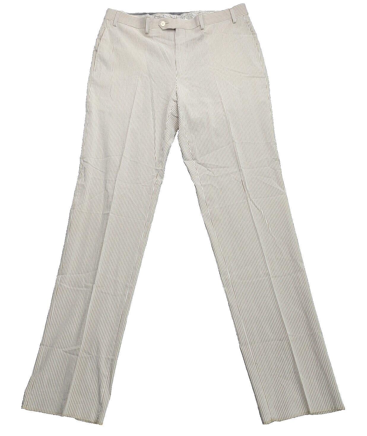 Lauren Ralph Lauren Womens Pin Striped Tan and White Suit Pants size 42 Reg 36 W