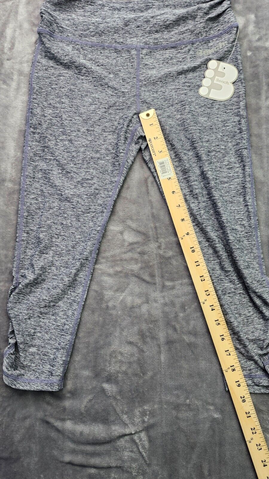 NWT Bench Urban Wear Womens Yoga pants capri skinny Size Small gray