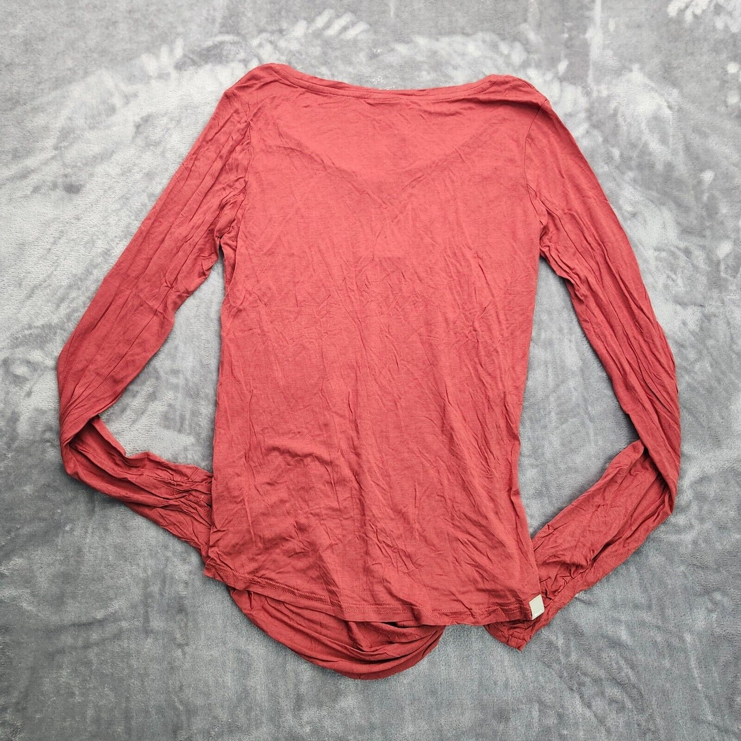 Bench Urban Wear Womens Long Sleeve Shirt Red Size Small