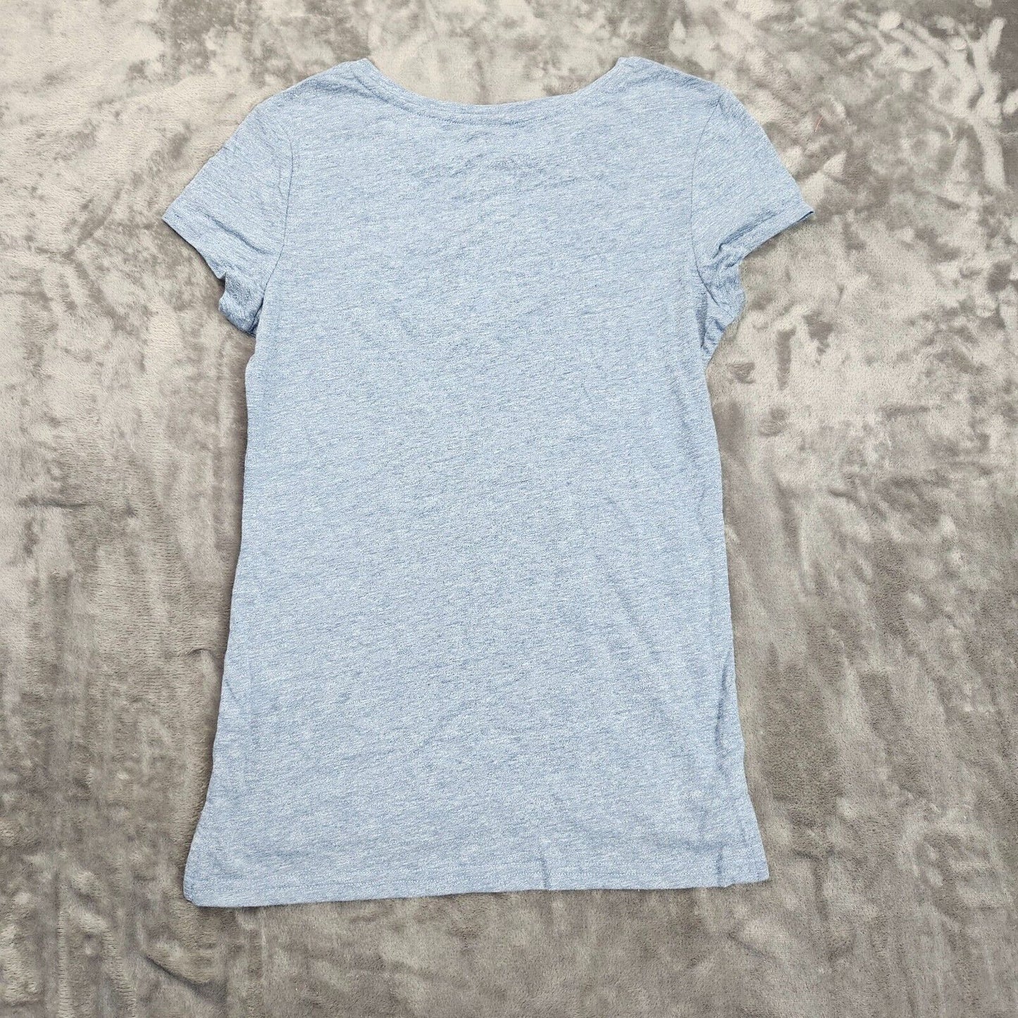 Bench Urban Wear Womens Cap sleeve T-Shirt Blue with Logo Size Small