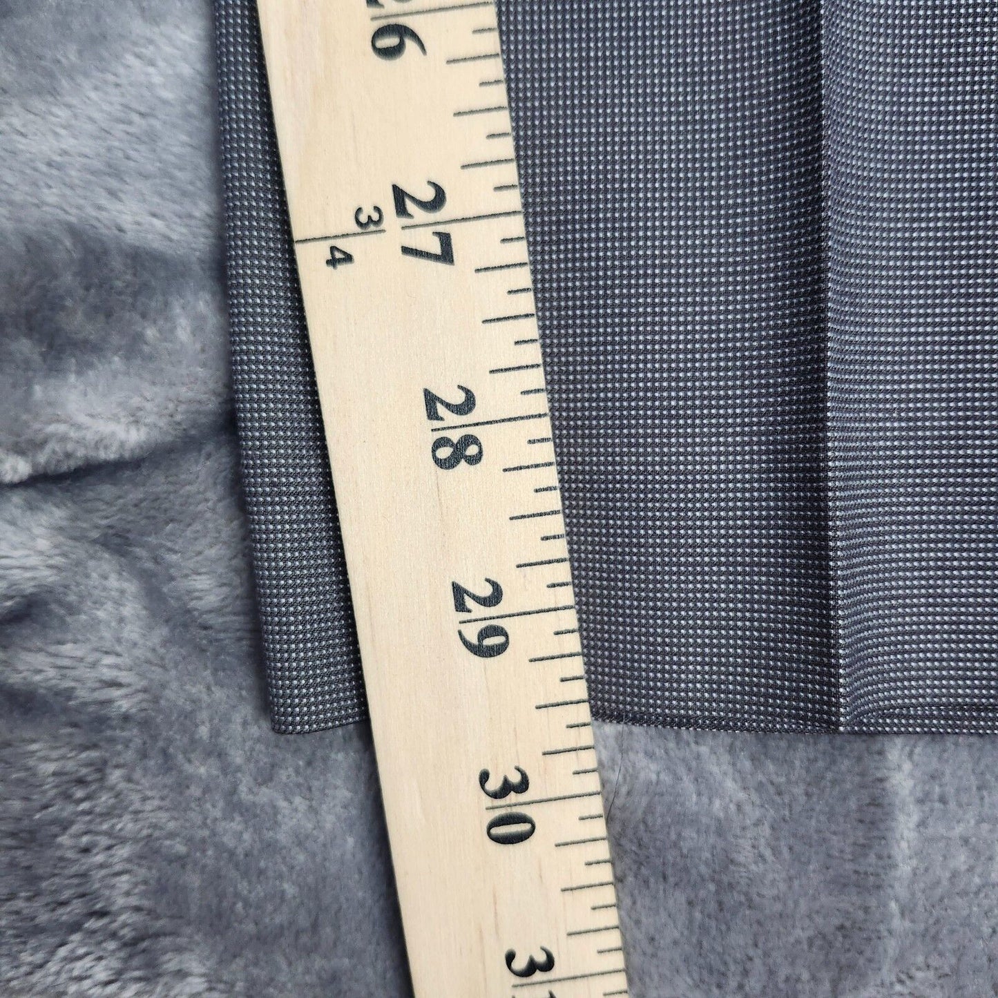 Perry Ellis Portfolio Mens Straight Gray Dress Pants 33W x 30L