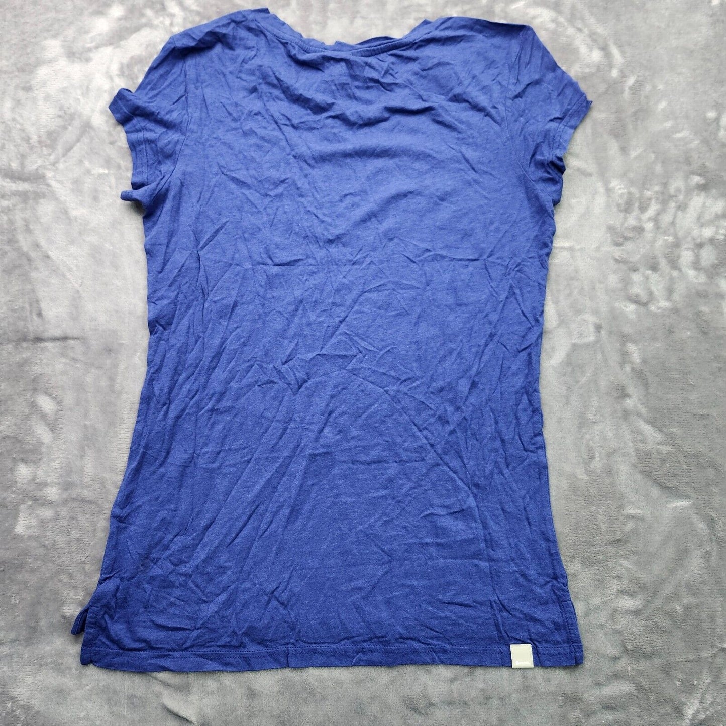 Bench Urban Wear Womens Athletic Cap Sleeve T-Shirt Size SM Blue