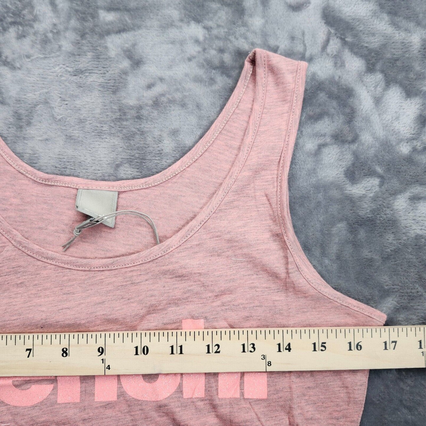 Bench Urban Wear Womens Logo Tank Top Size Small Light Pink