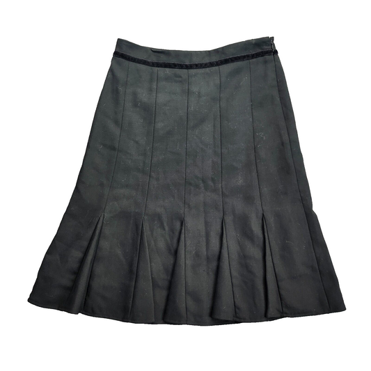 Ann Taylor Loft Classic A-Line long skirt with pleats at the bottom Size 0