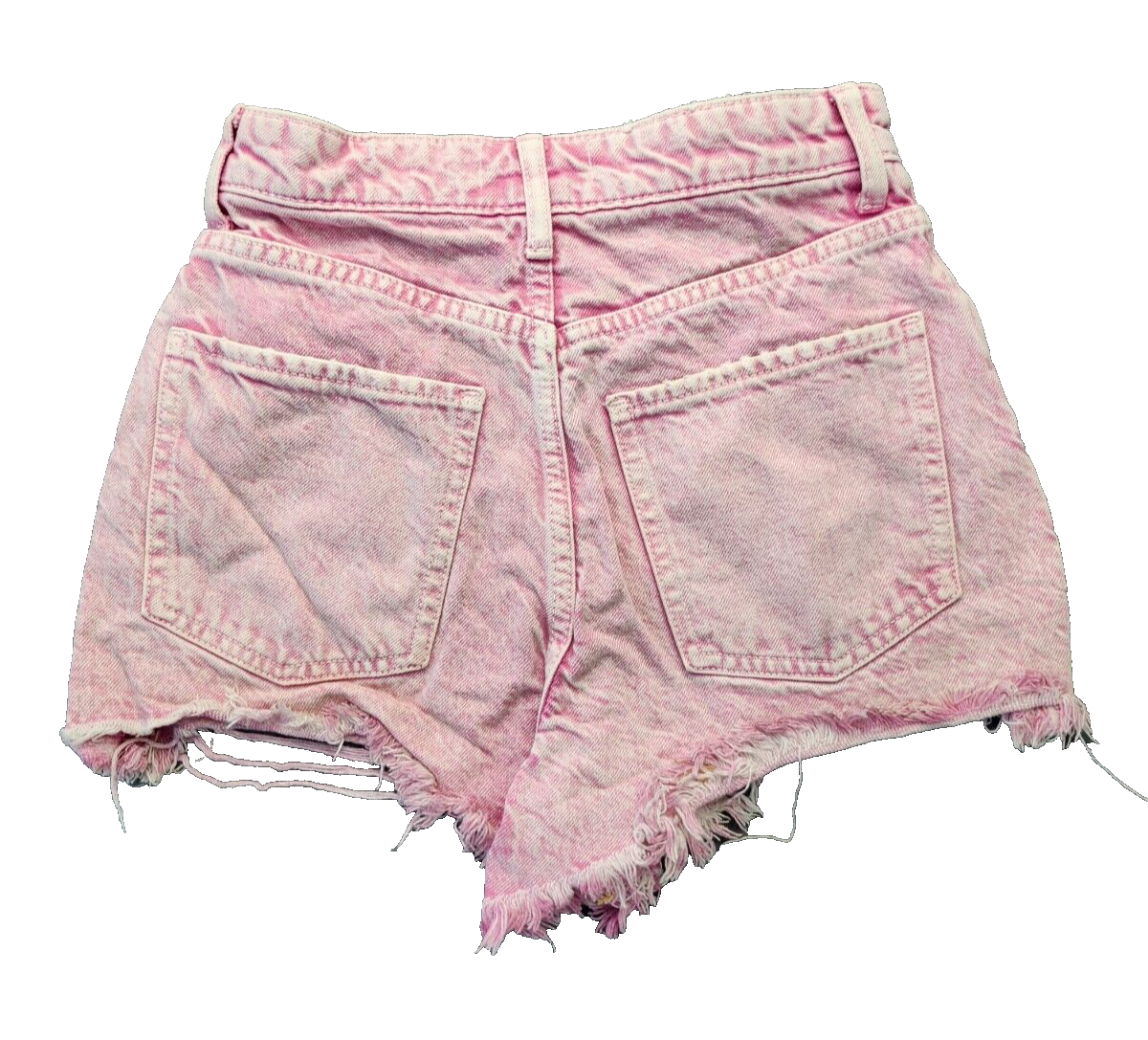 ZARA pink ripped jean shorts Pink size 2