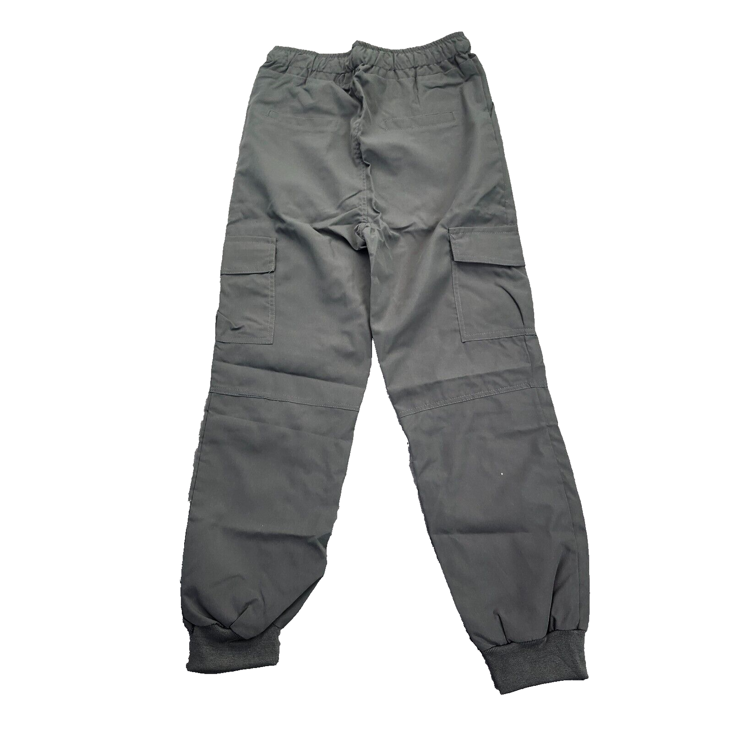 Men's Twill Pants Drawstring Cinched Feet Baggy Joggers Trousers Large