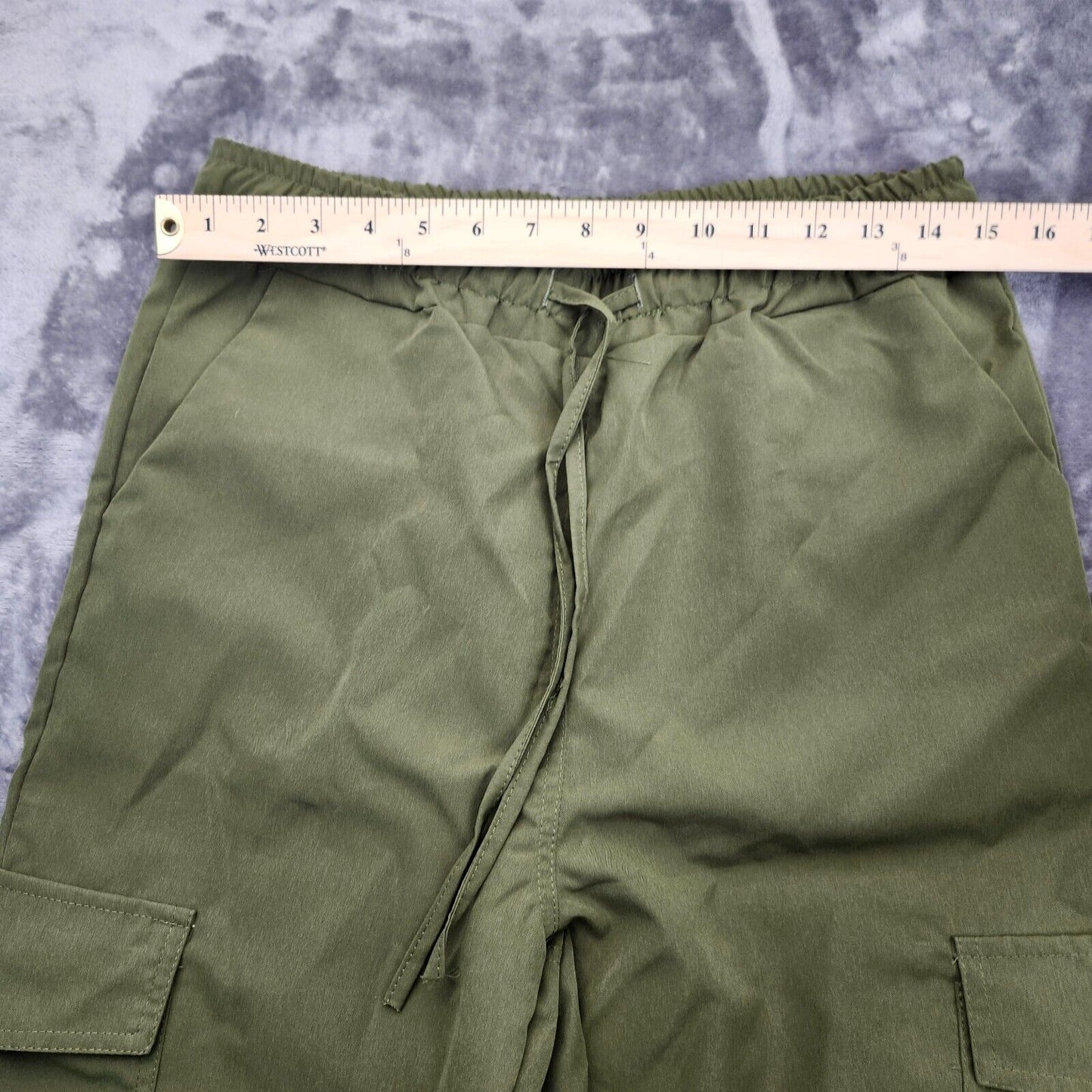 Men's Cargo Pants Streetwear Loose Casual Green XL