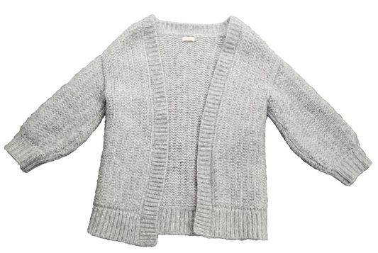 Cuyana Gray Oversized Alpaca Cardigan One Size sweater