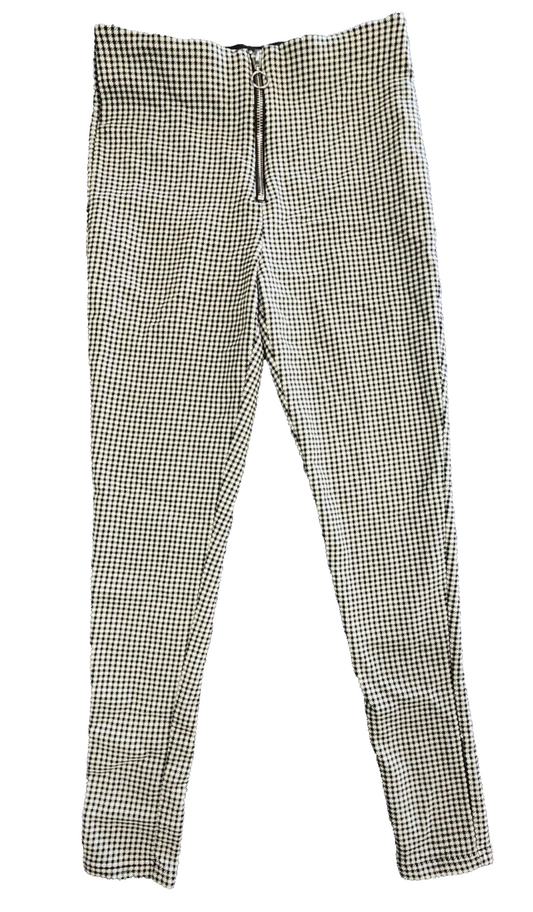 Zara Houndstooth Women’s Pants patterned leggings Size Medium