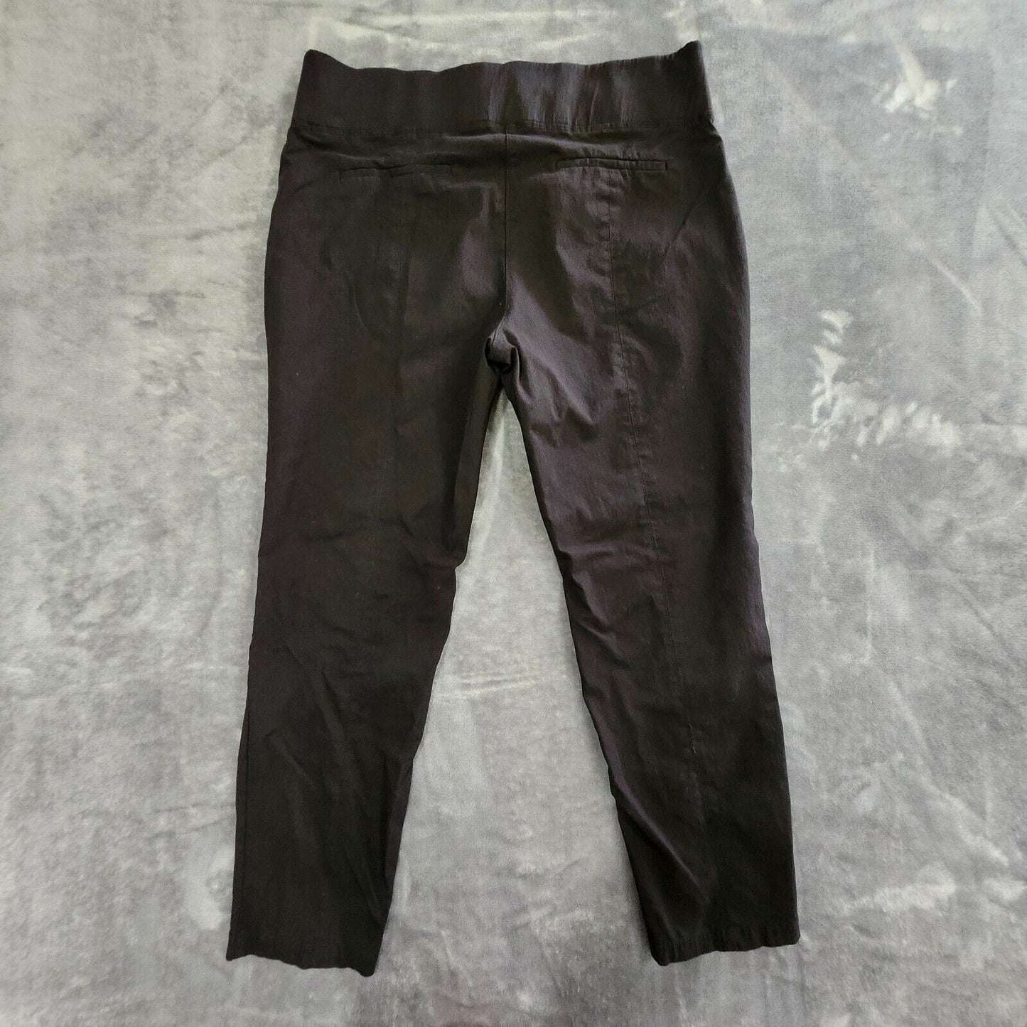 Daisy Fuentes Women Black Wide Leg Cargo Pants - Size XL