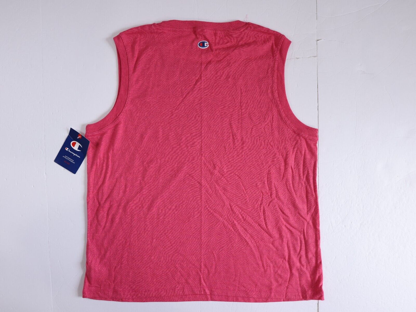 Champion Tank Top Women's Sleeveless T-shirt Pink Peach Size L