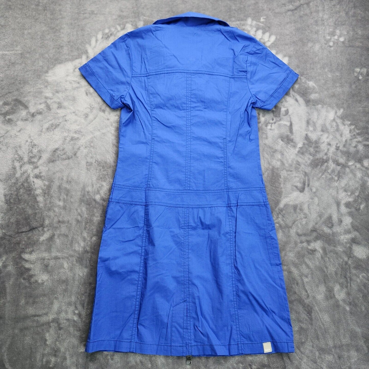 NWT Bench Urban Wear Womens Blue Cargo Dress Full Zip Size Small