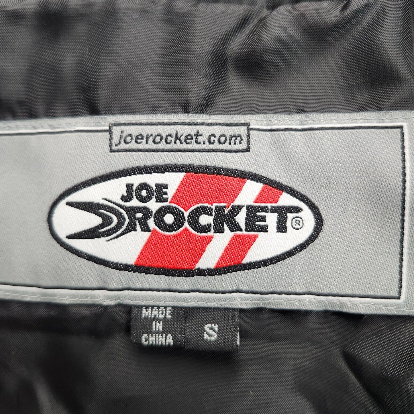 Joe Rocket Jacket LINER Mens Small Motorcycle Racing Black Full Zip Lightweight