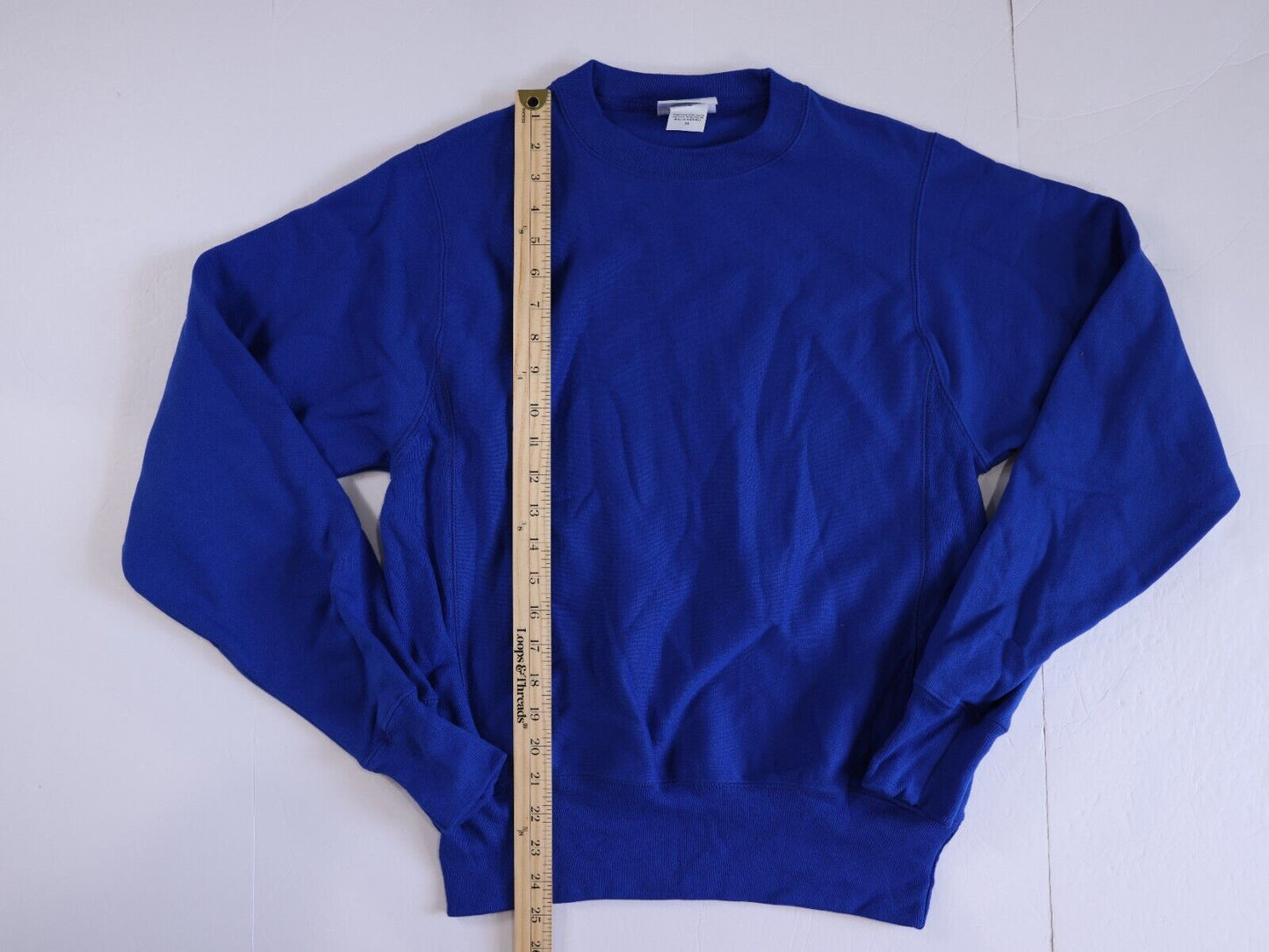 Champion Sweater Mens XS Blue Reverse Weave Crew Pullover Sweatshirt