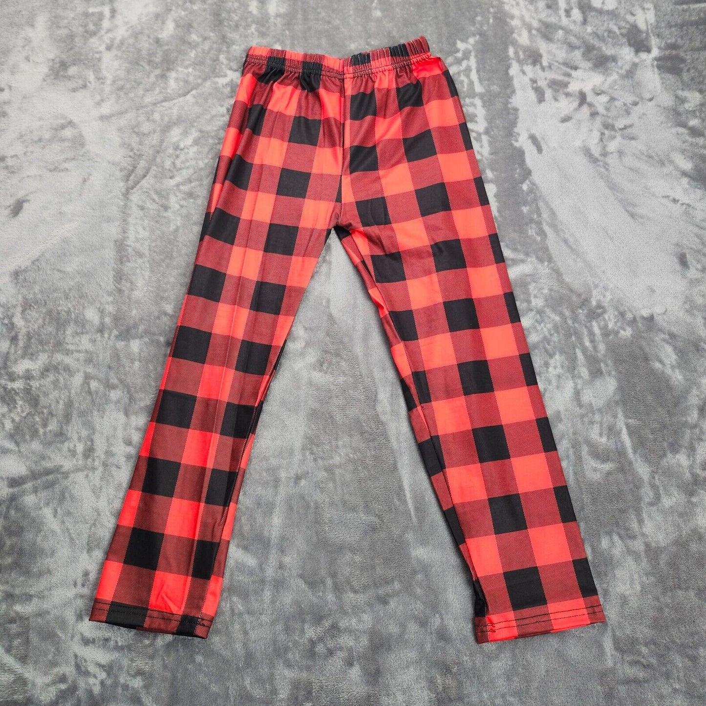 Unisex Christmas Plaid Pajamas for Kids 8T