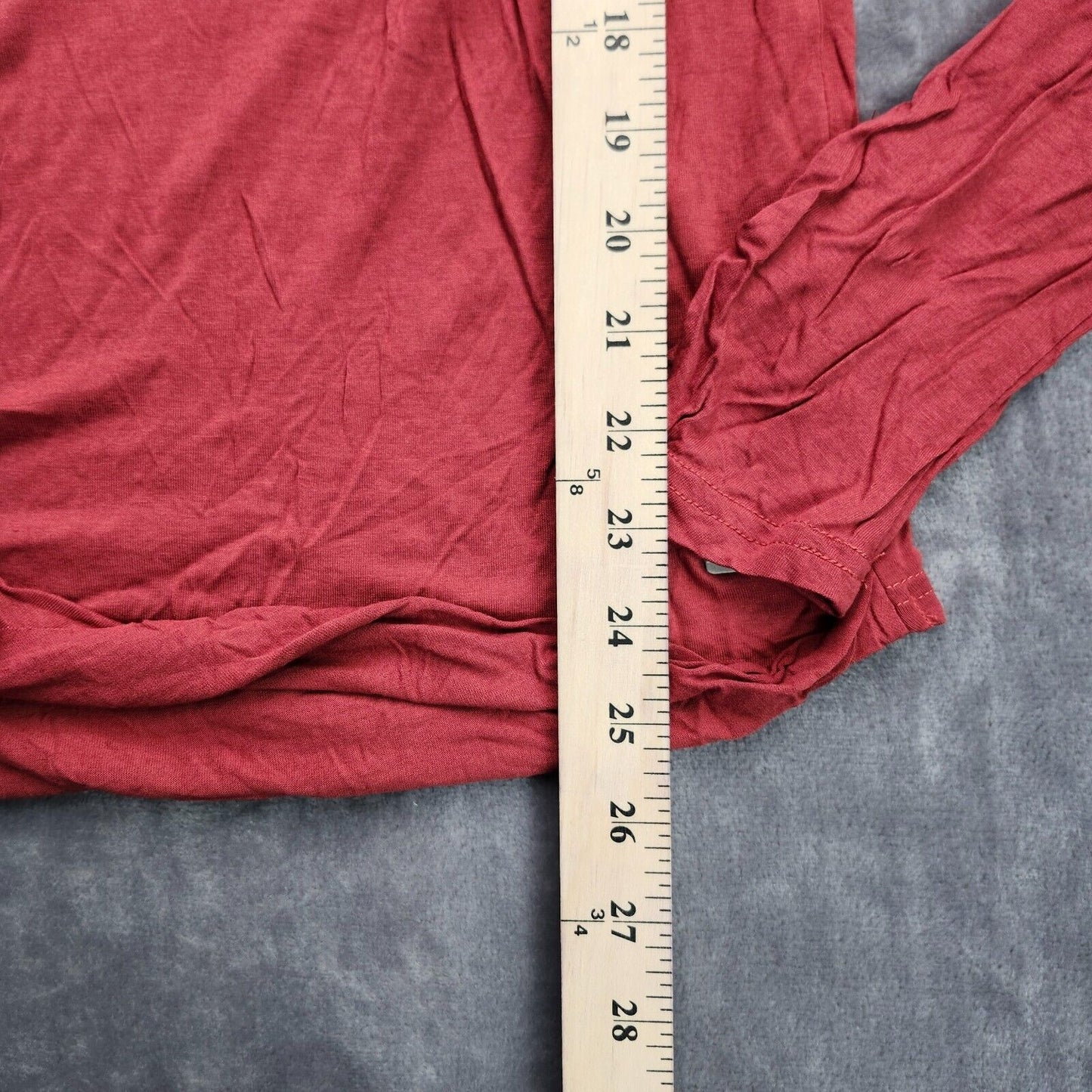 Bench Urban Wear Womens Long Sleeve Shirt Red Size Small