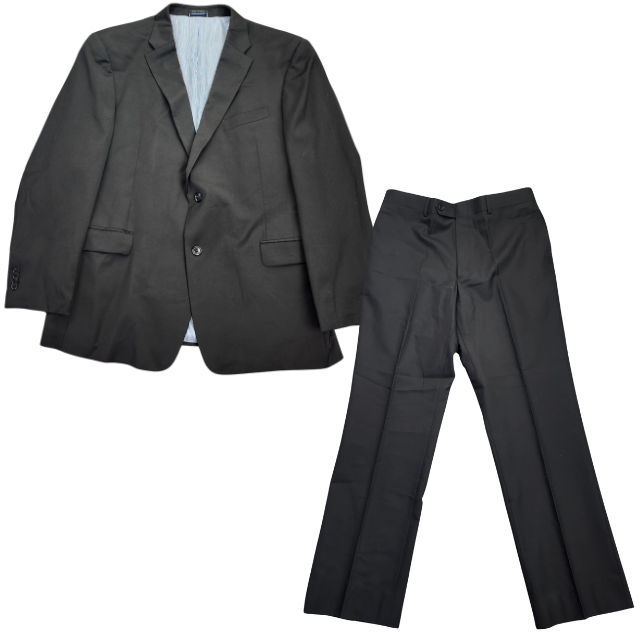 Tommy Hilfiger 100% Wool Suit Set Jacket  Size 46 Regular, Pants 34 Regular