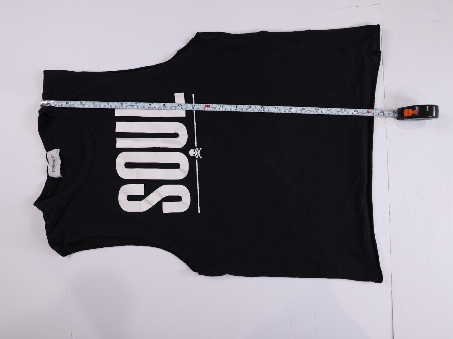 Soulcycle Cropped Tank Top Black Wheel Logo Activewear Small