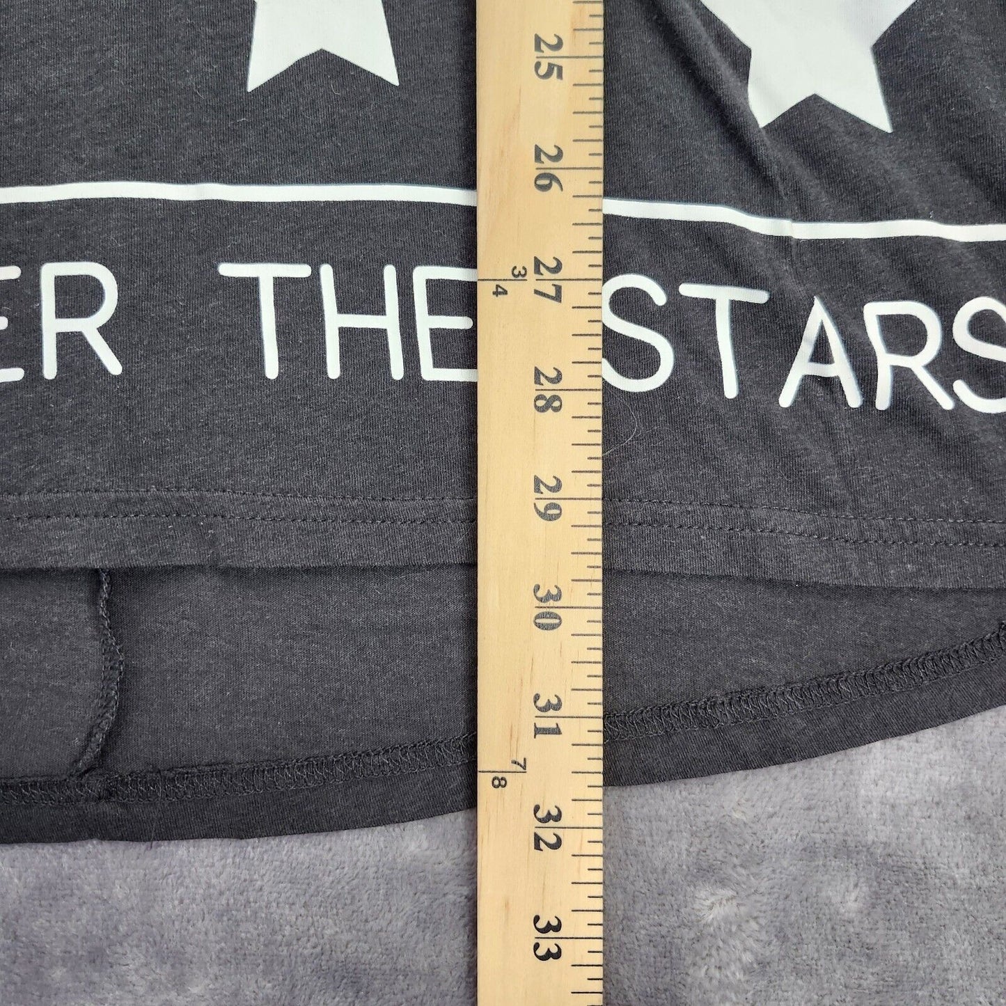 Bench Urban Wear Womens Short Dolman Sleeve Stars Shirt Size Small