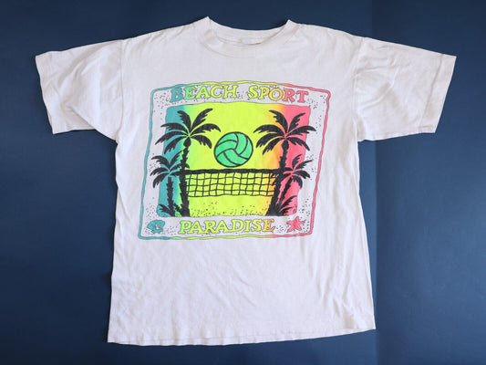 Vintage Beach Sport Paradise Vintage T Shirt Size L