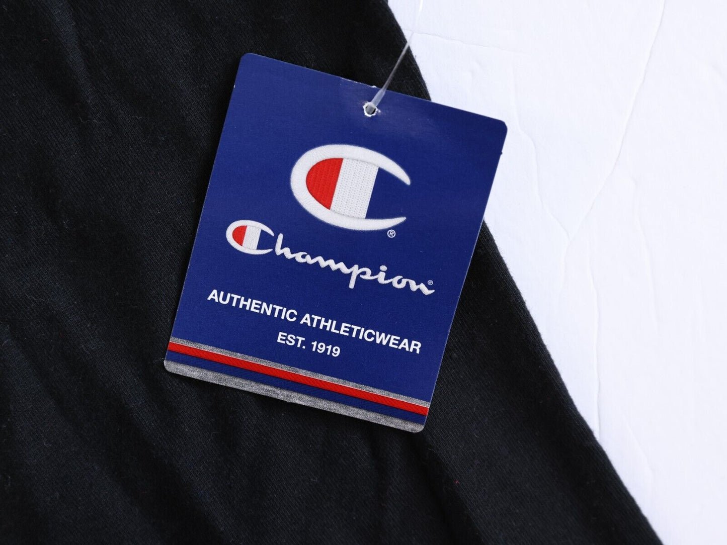 Champion Shirt Women's Small Rainbow Paint Logo Black Tee Size Small