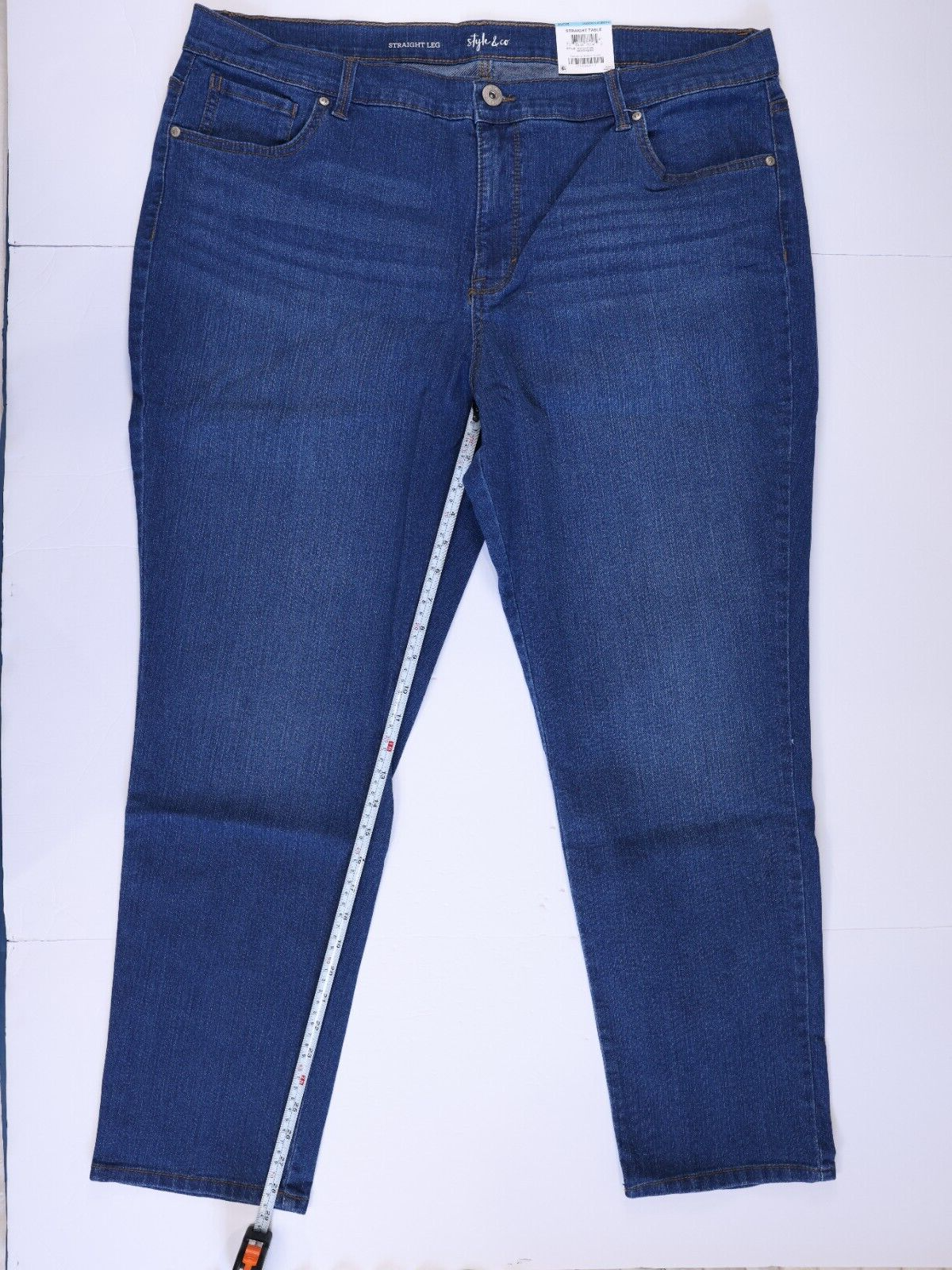 Style & Co Womens Jeans Highrise Straight 20W