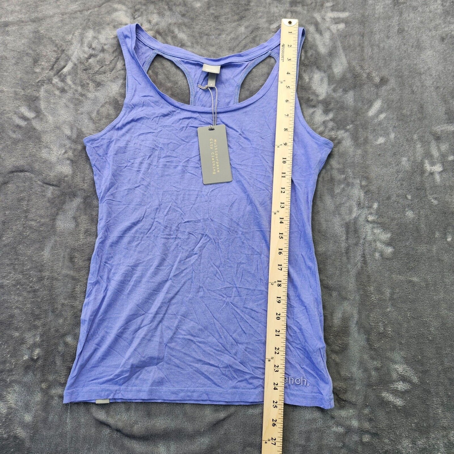 Bench Urban Wear Womens Racerback Tank Top Size Small Periwinkle