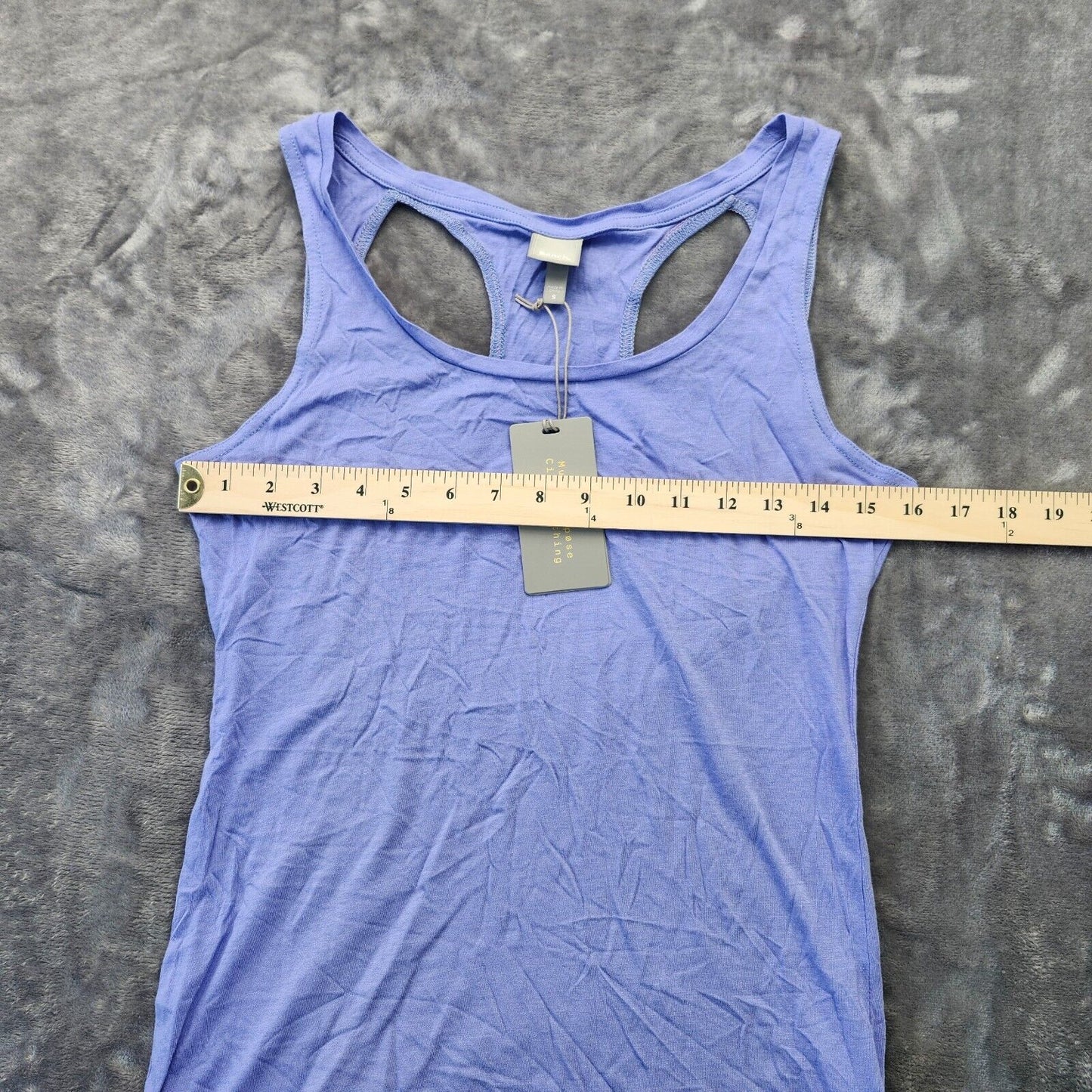 Bench Urban Wear Womens Racerback Tank Top Size Small Periwinkle