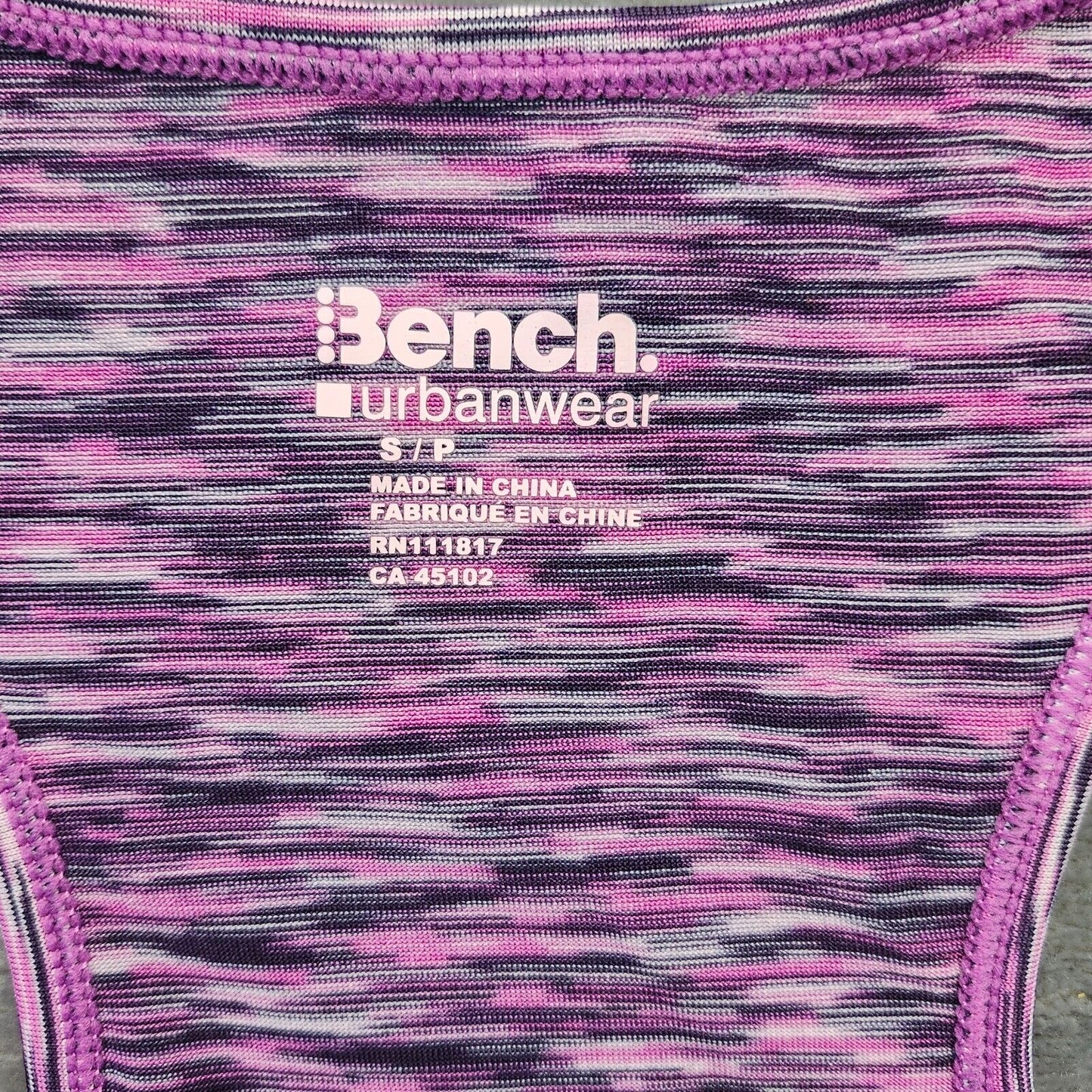 NWT Bench Urban Wear Womens Racerback Tank Top Size Small Purple