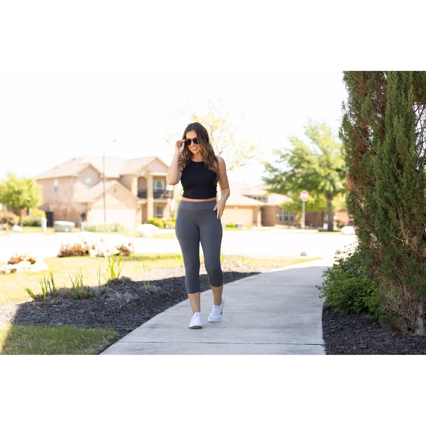 The Dani -  Charcoal CAPRI with POCKETS